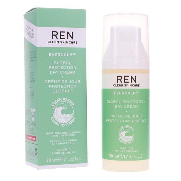 REN Clean Skincare EVERCALM Global Protection Day Cream 1.7 oz ~ New in Box - Picture 1 of 5